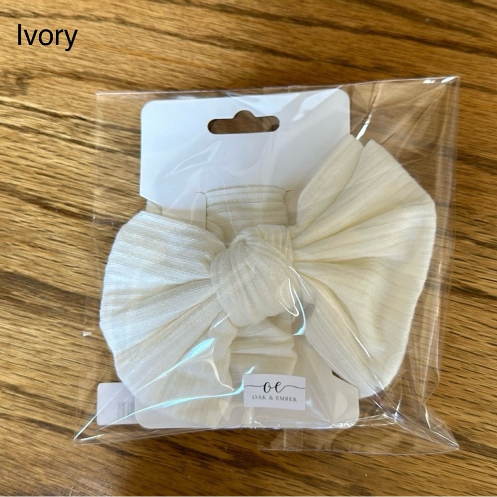 Baby Girl’s Hair Bow Hairbands - Picture 7 of 9